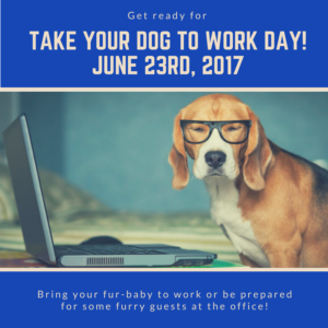 Take your dog to work day June 23rd