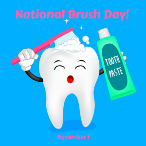 Nov. 1 – National Brush Day
