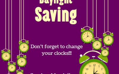 Daylight Savings Time – March 11