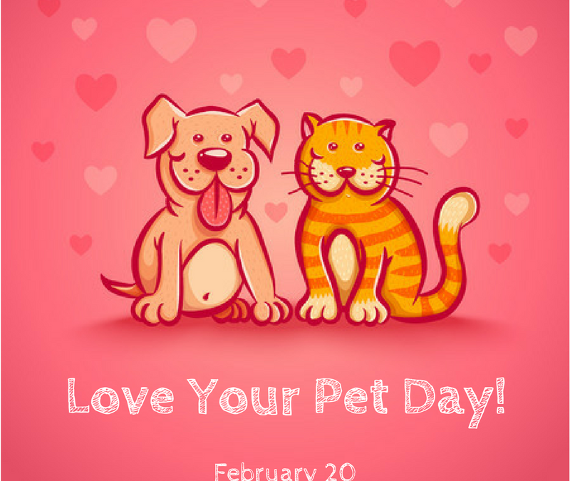 Feb. 20 – Love Your Pet Day!
