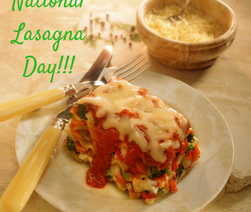 July 29 is National Lasagna Day!