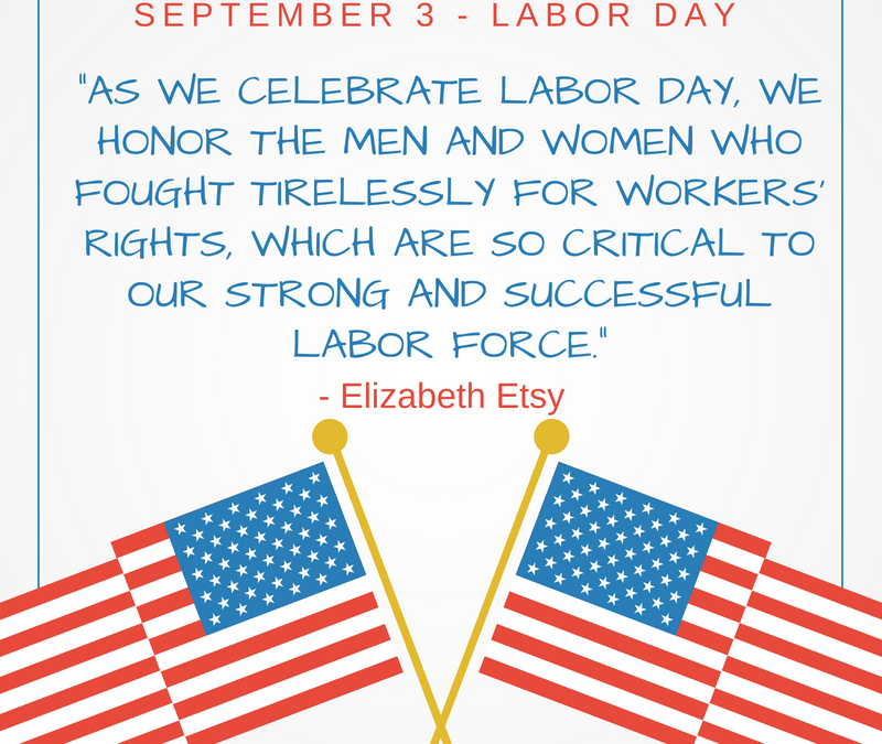 September 3 is Labor Day