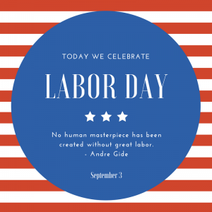 Labor Day – September 3
