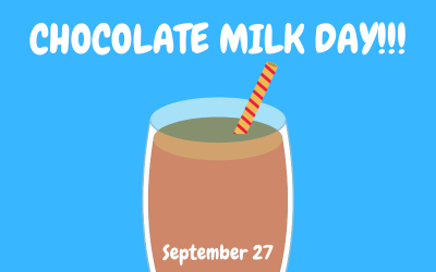 September 27 is Chocolate Milk Day!!!