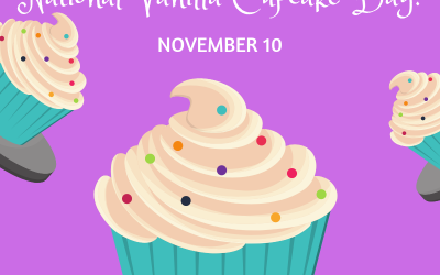 Nov. 10 is National Vanilla Cupcake Day
