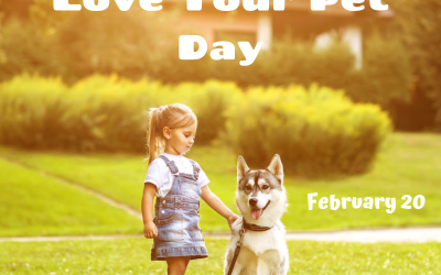 National Love Your Pet Day is February 20