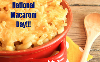 National Macaroni Day is July 7!
