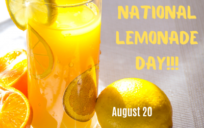 Pour Yourself a Glass of Lemonade on Aug. 20!