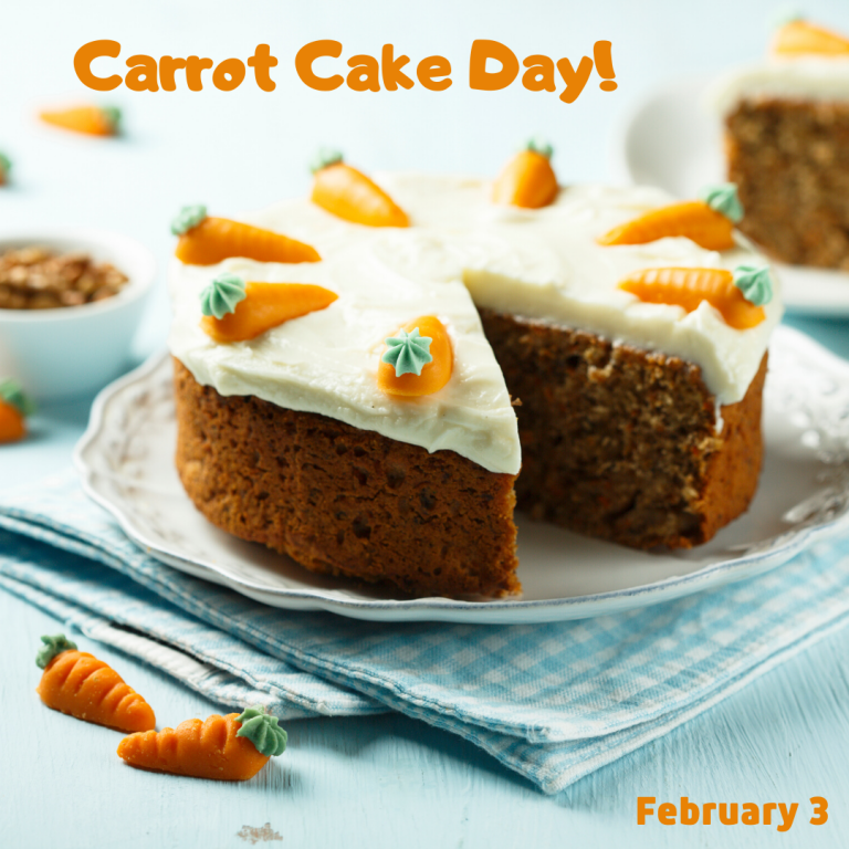 Feb. 3 is National Carrot Cake Day Orthodontic Blog myorthodontists