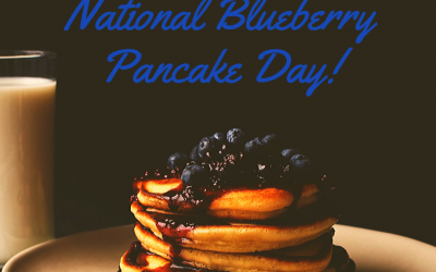 Jan. 28 is National Blueberry Pancake Day!