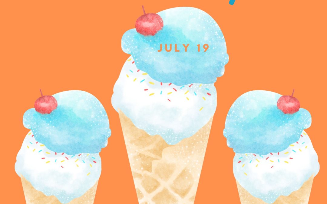 Grab A Cone of Ice Cream on July 19!
