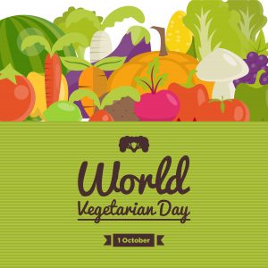 Oct. 1 is World Vegetarian Day!