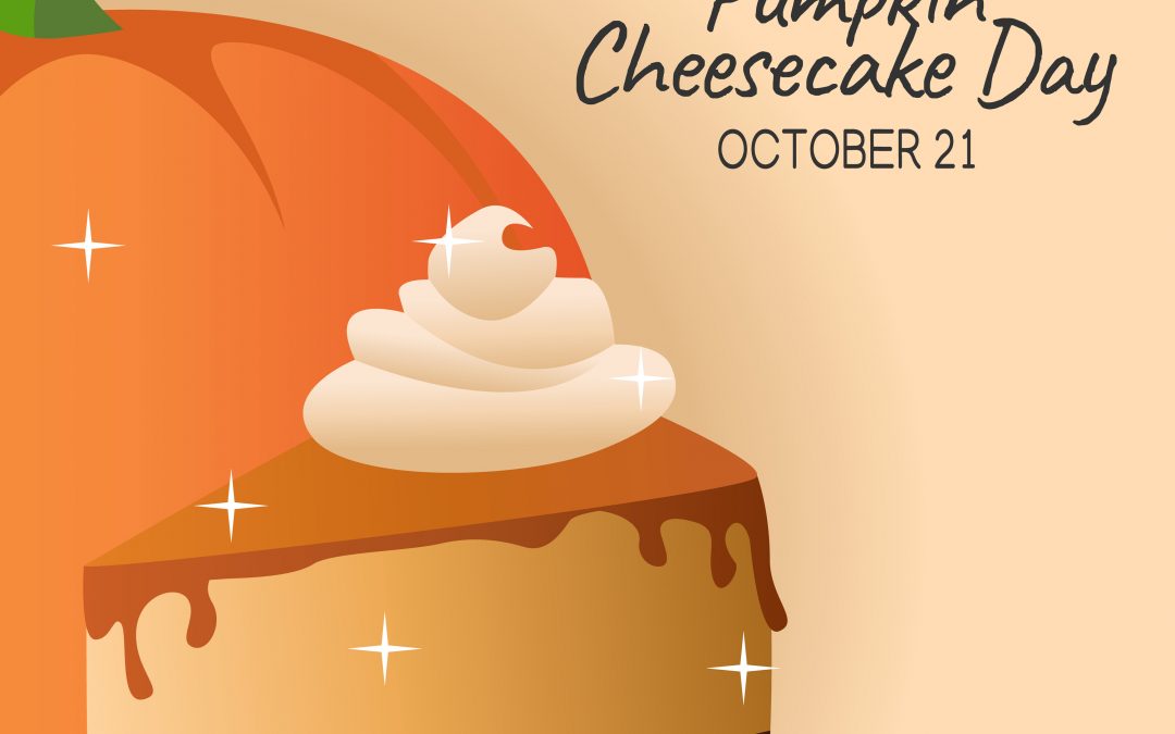 October 21 is National Pumpkin Cheesecake Day!