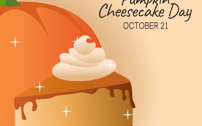 October 21 is National Pumpkin Cheesecake Day!