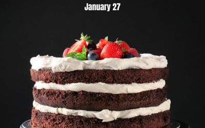 Treat Yourself to a Slice of Chocolate Cake on Jan. 27!