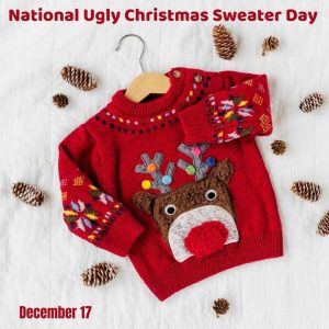 Dec. 17 is National Ugly Christmas Sweater Day 2021!