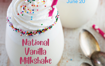 National Vanilla Milkshake Day 2022! (June 20)