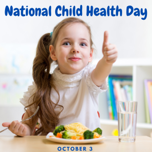 National Child Health Day 2022! (Oct. 3)