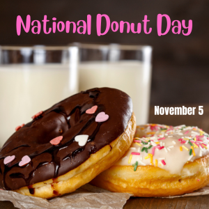National Donut Day 2022! (Nov.5 )