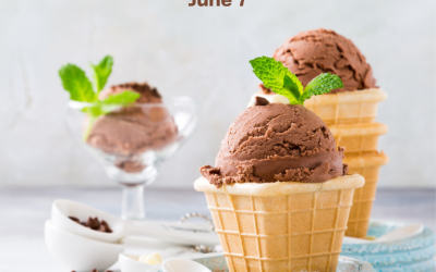 National Chocolate Ice Cream Day 2023! (June 7)