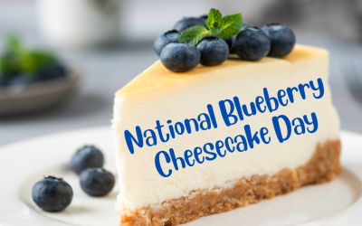 National Blueberry Cheesecake Day 2023! (May 26)