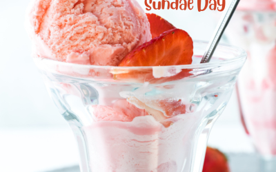 National Strawberry Sundae Day 2023! (July 7)