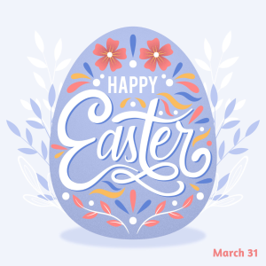 March 31 is Easter Sunday 2024!
