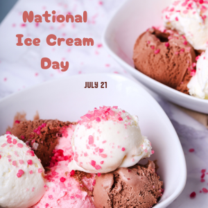 National Ice Cream Day 2024! (July 21)